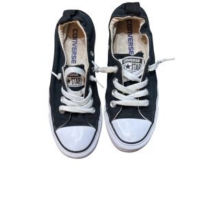 Converse Black and White Canvas Sneakers